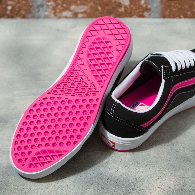 Vans Low Tops Sale Philippines Black Pink Mens BMX Old Skool
