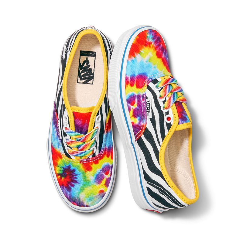 Kids multicolor vans online